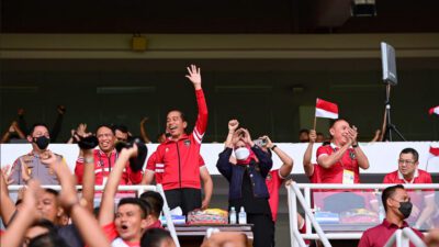 Ditonton Jokowi, Timnas Ungguli Kamboja 2 – 1
