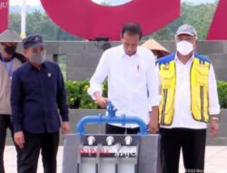 Jokowi Resmikan Bendungan Semantok di Nganjuk Jawa Timur