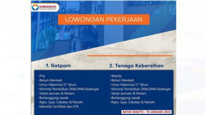 Ada Lowongan Kerja di Ombudsman RI Perwakilan Kepulauan Riau, Buruan Daftar !