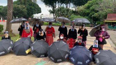 Para Ibu PRT Sambang Istana Merdeka Minta Dukungan Pengesahaan UU PPRT