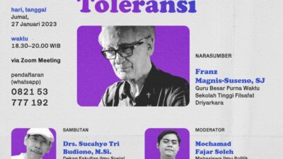 Gaungkan Toleransi, BEM FISIP UWKS Akan Gelar Diskusi Libatkan Franz Magnis Suseno