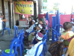 Peringati HUT ke-50 PDIP, PAC Karangpilang Surabaya Gelar Khitan Massal