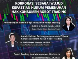 FH Universitas Trisakti Gandeng YLPK Jatim Gelar Webinar Penyuluhan Hukum Terkait Robot Trading