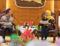 Khofifah dan Japan International Coorportion Agency Diskusi Rencana Pembangunan MRT