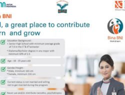 Info Lowongan Kerja di PT Bank Nasional Indonesia (BNI), Silahkan Daftar