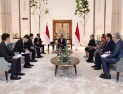 Jokowi, Puan dan Ketua Majelis Nasional Korea Selatan Bahas Peningkatan Kerjasama