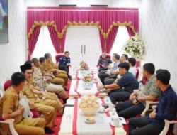Bupati Dharmasraya Terima Kepala Perwakilan BPK Sumbar dan Tim Pemeriksa Audit Terinci LKPD Tahun 2022