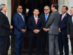 Jokowi Terima Para Menteri Luar Negeri dan Sekjen ASEAN