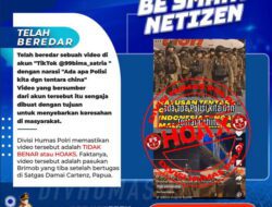 Polisi Tegaskan Video Hoax Kedatangan Ratusan Tentara China Sengaja Disebarkan Untuk Meresahkan Masyarakat
