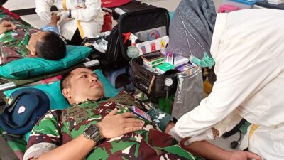 Meriahkan HUT TNI AU ke-77, Lanud Muljono Gelar Donor Darah