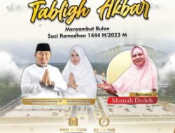 Sambut Ramadhan 1444 H/2023 M, Pemkab Dharmasraya Gelar Tablik Akbar Hadirkan Mamah Dedeh di Masjid Agung