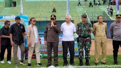 Resmi dibuka oleh Sofyan Edi Jarwoko, Festival Sepak Bola U-12 Piala Walikota