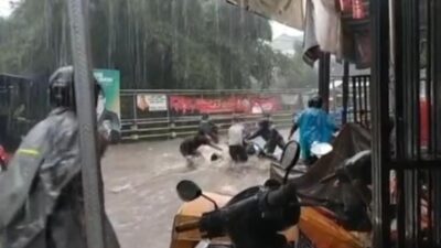 Hujan Deras, Kota Malang Dikepung Genangan Air, Bukan Parkir Air