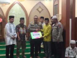 TSR Pimpinan Kapolres Sijunjung Bantu Masjid Raya Darussalam Muaro Bodi
