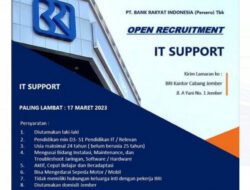 Lowongan Pekerjaan di Bank BRI Jember, Jawa Timur, Berminat Silahkan Daftar