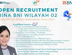 Puluhan Lowongan Pekerjaan di Bank BNI Wilayah 02, Berminat Silahkan Daftar