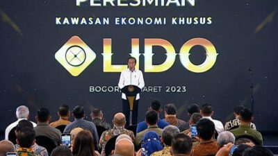 Resmikan KEK Lido, Jokowi Harap Pembangunan Infrastruktur Juga Bisa Kurangi Jumlah 11 Juta WNI Yang Berlibur ke Luar Negeri Agar Devisa Tidak Terbuang