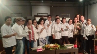 Arek Suroboyo Deklarasi Laskar Ganjar di Dewan Kesenian Surabaya