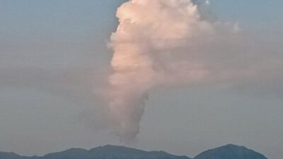 Gunung Dukono Erupsi, Letusan Capai Ketinggian 600 Meter Diatas Puncak