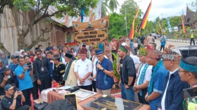 Masuk 75 Besar Nominasi ADWI Perkampungan Adat Sijunjung Dikunjungi Menparekraf Sandiaga Uno