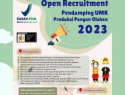 Lowongan Pekerjaan di Balai POM Banda Aceh, Berminat Silahkan Daftar
