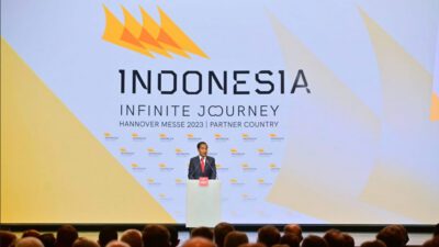 Pada Pembukaan Hannover Messe 2023 Jerman, Jokowi Tegaskan Indonesia Terbuka Untuk Investasi