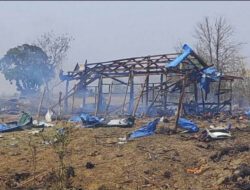 Serangan Udara Junta Militer Myanmar ke Sebuah Desa Tewaskan Seratus Orang