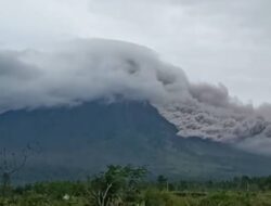 Gunung Semeru Dua Kali Alami Erupsi, Semburkan Awan Panas Sejauh 1.500 Meter
