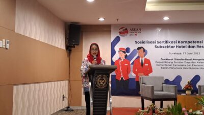 Dorong Industri Pariwisata, Komisi X DPR RI Puti Guntur Sampaikan Pentingnya Sertifikasi Kompetensi Pelaku Usaha