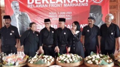 Gagoek INAKER: Deklarasi Relawan FRONT MARHAENIS TO GP, Makin Menguatkan Perjuangan Pilpres 2024