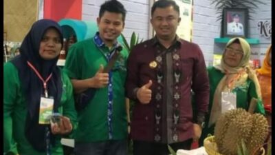 Di Ajang PENAS XVI KTNA 2023 Dinas Pertanian Kabupaten Dharmasraya Pameran Produk Andalan
