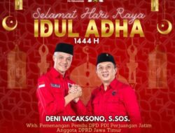 Rayakan Idul Adha, PDIP Serahkan Hewan Kurban ke Masjid Tertua di Pacitan