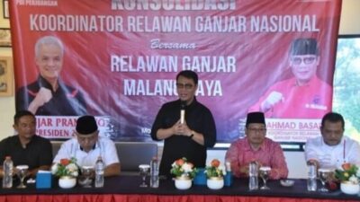 Ketua TKRPP 2024 Ahmad Basarah Resmikan Kantor Relawan Ganjar For Presiden dan Penyerahan Hewan Qurban di Kabupaten Malang dan Kota Batu