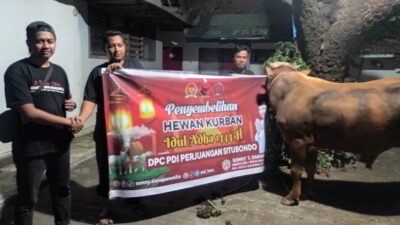 Sonny T Danaparamita Salurkan 10 Ekor Sapi, Puluhan Ekor Kambing dan Ribuan Paket Daging Bergizi di Tiga Kabupaten