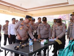 Seminggu Menjabat Kapolres Sijunjung Langsung Cek Organ dan Organik Mapolres Untuk Peningkatan Pelayanan