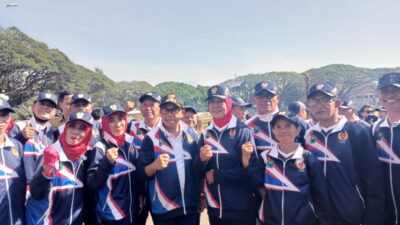 Kehadiran Atlit PAMI Dalam Pelepasan Atlit Porprov Jatim Oleh Walikota Malang