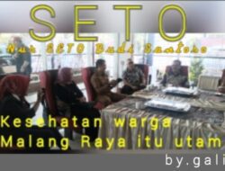 Nur Seto Budi Santoso : Kesehatan Warga Malang Raya Adalah Hal Yang Utama 