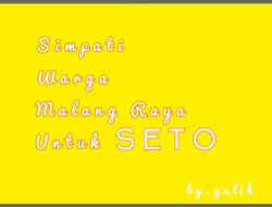 Simpati Warga Malang Raya Untuk SETO