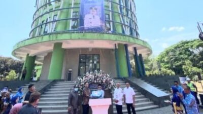 Menuju Kemandirian Penyediaan Air Baku, Tower SPAM Tugu Tirta Kota Malang Diresmikan Walikota