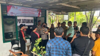 Polres Jakarta Selatan Kunjungi Petugas Sat Kamling, Ingatkan Kewaspadaan Jelang Nataru dan Pemilu