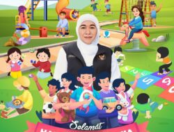 Hari Anak Sedunia 2023, Gubernur Khofifah Serukan Dunia Penuhi Hak Anak-Anak Palestina