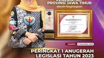 Jawa Timur Raih Peringkat I Anugerah Legislasi 2023