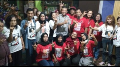 Sambang Kampung, Wanedi disambut Dengan Yel-yel Caleg Aspiratif