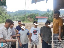 Unit Reskrim Polsek Kamang Baru dan Satreskoba Polres Sijunjung Tangkap Pelaku Pelaku Sabu