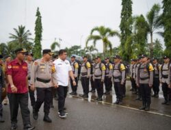 Bupati dan Forkopimda Dharmasraya Hadiri Apel Pergeseran Personil Pengamanan TPS