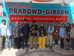 Ketum Rusli Ahmad, DPP dan DPW Santri Tani NU se- Indonesia Deklarasi dukungan Prabowo–Gibran