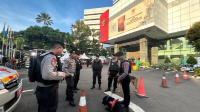 Polri Kerahkan Anjing Pelacak Amankan Sidang Putusan MK