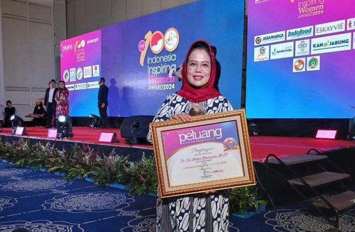 Sri Untari Bisowarno,penerima Penghargaan Ispiring Women 2024,Rabu (26/06/2024)