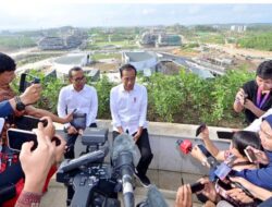 Jokowi Ajak Media Tinjau Kawasan Istana Presiden di IKN