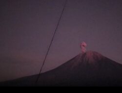 Gunung Semeru Erupsi, Kolom Letusan Capai 700 Meter